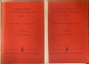 Seller image for Indo-Pacific linguistic studies (papers submitted to the Conference on linguistic problems of the Indo-Pacific area, held in London, 5-8 January 1965) Parts 1 & 2 : Historical Linguistics & Descriptive Linguistics [2 Volume Set] for sale by Joseph Burridge Books