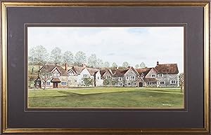 Bild des Verkufers fr Robert Kipping - 20th Century Watercolour, View of a House zum Verkauf von Sulis Fine Art