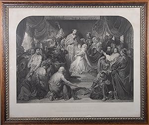John Robinson (1796-1871) after Selous - 1868 Engraving, The Surrender Of Calais