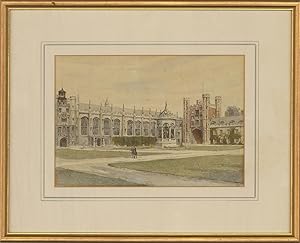 Alfred Allan - 20th Century Watercolour, Trinity College, Cambridge