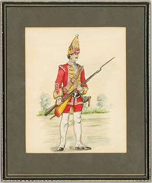 D. Thorogood - Pair of 1974 Watercolour, British Military Costumes