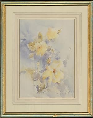 Joyce Gray - 20th Century Watercolour, Yellow Roses