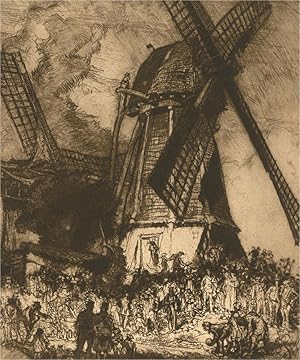 Bild des Verkufers fr After Sir Frank Brangwyn RA (1867-1956) - 1924 Photogravure, The Skittle Match zum Verkauf von Sulis Fine Art