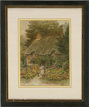 Bild des Verkufers fr Timothy Phillip Craig - Mid 20th Century Watercolour, Summer Cottage zum Verkauf von Sulis Fine Art