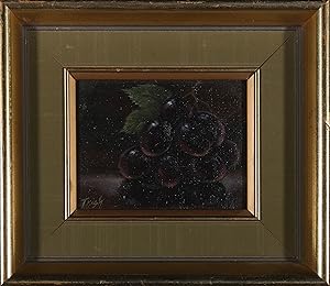 Patricia Bunyan (b.1929) - Signed Mid 20th Century Oil, A Bunch of Grapes