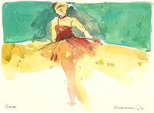 Richard J.S. Young - 2007 Watercolour, Dancer