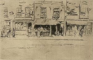 Bild des Verkufers fr After James Abbott McNeill Whistler (1834-1903) - 1932 Photogravure, Fish Shop zum Verkauf von Sulis Fine Art