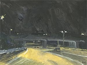 Daniel Nichols - 2021 Oil, Motorway Bridge