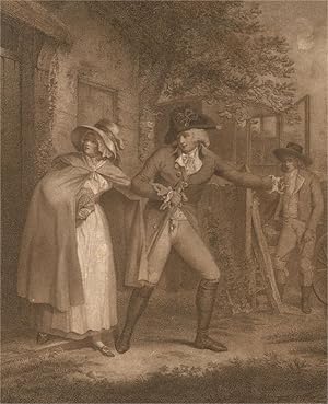 Seller image for J.R. Smith after G. Morland - 18th Century Stipple Engraving, The Elopement for sale by Sulis Fine Art