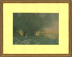 Bild des Verkufers fr Oswald Garside RI (1879-1942) - 1906 Watercolour, Amid the Copse zum Verkauf von Sulis Fine Art