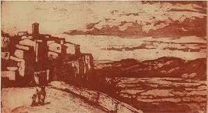 Seller image for Ronald Olley (b.1923) - Mid 20th Century Etching, Orimento, Switzerland I for sale by Sulis Fine Art