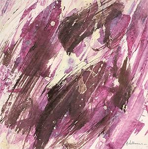 A. Williams - Contemporary Acrylic, Purple Splash I