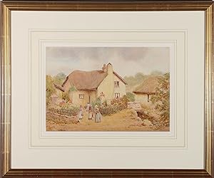R. Christie Smith - Contemporary Watercolour, Young Cottage Maids