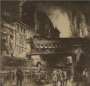 Seller image for After Sir Frank Brangwyn RA (1867-1956) - 1932 Photogravure, Cannon Street for sale by Sulis Fine Art