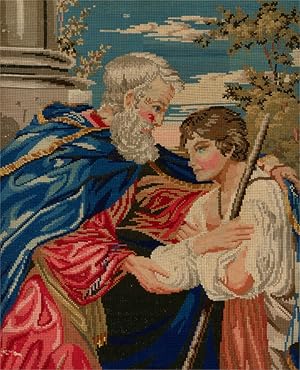 Early 19th Century Embroidery - Samuel and Eli
