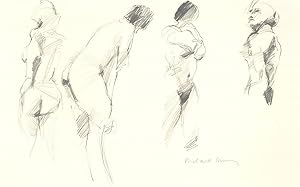 Richard J.S. Young - 20th Century Graphite Drawing, Life Studies