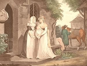 After Francis Wheatly RA - A Pair of 1809 Engravings, A New Married Couple