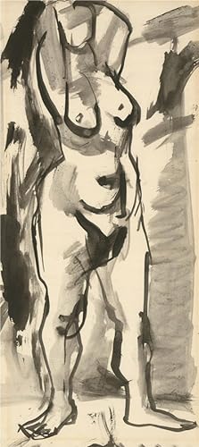 Seller image for David Smith - Mid 20th Century Pen and Ink Drawing, Nude Figure for sale by Sulis Fine Art