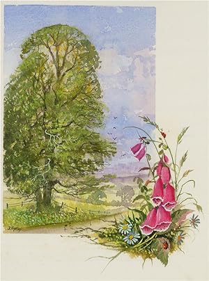 J. Hynes - Trio of 20th Century Watercolours, The Seasons