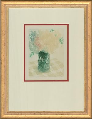 L. Valerie Christmas RCA - 20th Century Aquatint, Kitchen Flowers