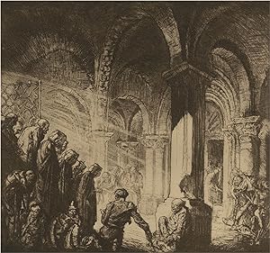 Seller image for After Sir Frank Brangwyn RA (1867-1956) - 1932 Photogravure, Church at Airvault for sale by Sulis Fine Art