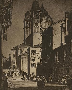 Seller image for After Sir Frank Brangwyn RA (1867-1956) - 1932 Photogravure, Santa Maria, Venice for sale by Sulis Fine Art