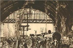 Seller image for After Sir Frank Brangwyn RA (1867-1956) - 1924 Photogravure, Cannon Street for sale by Sulis Fine Art