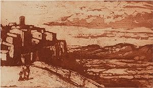 Seller image for Ronald Olley (b.1923) - Mid 20th Century Etching, Orimento, Switzerland for sale by Sulis Fine Art