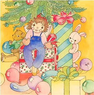 20th Century Watercolour - Christmas Toys