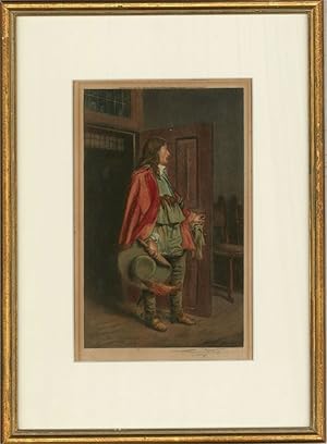 1927 Aquatint - The Musketeer