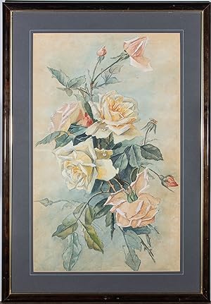 C. Gay - Mid 20th Century Watercolour, Climbing Roses