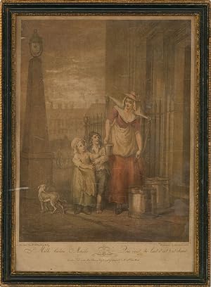Luigi Schiavonetti After Francis Wheatley - 1793 Stipple Engraving, Milk Maids