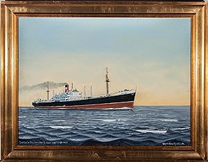 Bild des Verkufers fr Brian E.W. Rogers - 2000 Oil, Federal Steam Navigation Co/s DEVON zum Verkauf von Sulis Fine Art