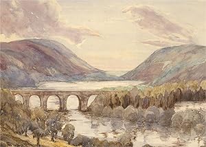 Bild des Verkufers fr F. H. Smith - Signed Early 20th Century Watercolour, The Bridge zum Verkauf von Sulis Fine Art