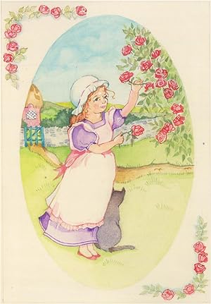 Trio of Children's Book Illustrations, 20th Century Watercolour