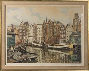 Hendrikus Elias Roodenburg (1895-1987) - Early 20th Century Etching, Amsterdam