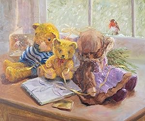 Iris Collett - 20th Century Oil, The Favourite Teddy Bear