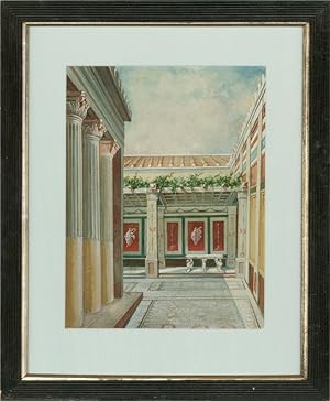 20th Century Watercolour - The Villa