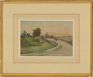 Seller image for Thomas Nicholson Tyndale (1860-1930) - Watercolour, Country Road for sale by Sulis Fine Art