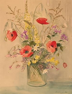 Patricia Page - Mid 20th Century Watercolour, Still Life of wildflowers