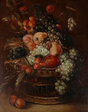 Gregorio Fernandez Henarejos - 20th Century Oil, The Fruit Basket