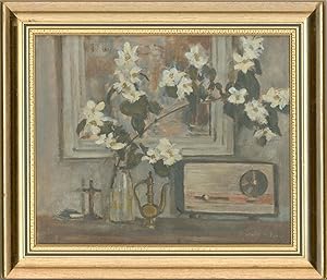 Harold H. Jones - Signed Early 20th Century Oil, Orange Blossom