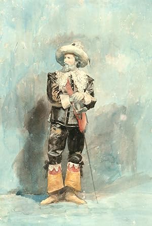Early 20th Century Watercolour - French Cavalier