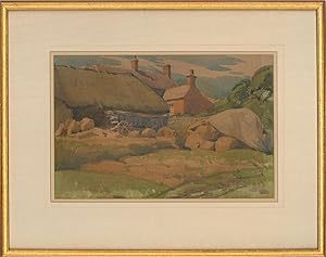 Clarence V. Mackenzie (1889-1949) - Framed Watercolour, The Hay Wagon