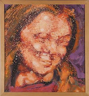 Clifford Hanley (1948-2021) - Framed 1998 Oil, Part Of The Pleasure