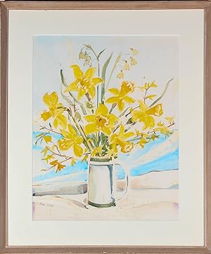 Anne Evans - 20th Century Watercolour, Daffodils
