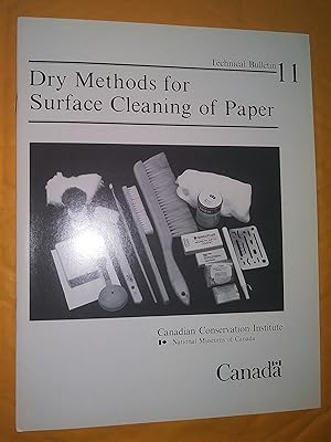 Imagen del vendedor de Dry Methods for Surface Cleaning of Paper - Techniques de nettoyage  sec du papier a la venta por Claudine Bouvier