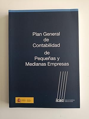 Imagen del vendedor de Plan General de Contabilidad de Pequeas y Medianas Empresas a la venta por Perolibros S.L.