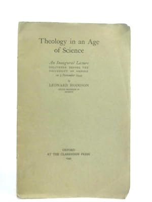 Bild des Verkufers fr Theology In An Age of Science zum Verkauf von World of Rare Books
