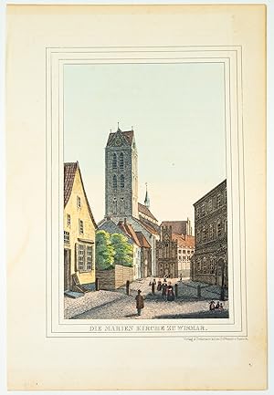 Bild des Verkufers fr Die Marien Kirche zu Wismar. - zum Verkauf von Antiquariat Tautenhahn